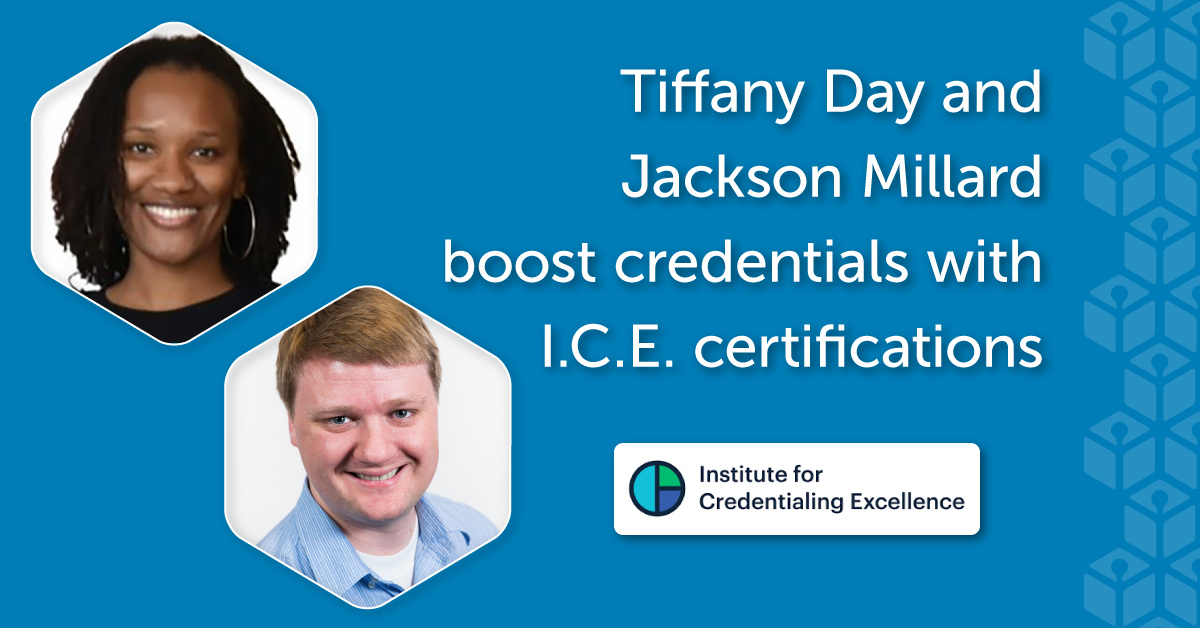 Tiffany Day and Jackson Millard boost credentials with I.C.E. certifications