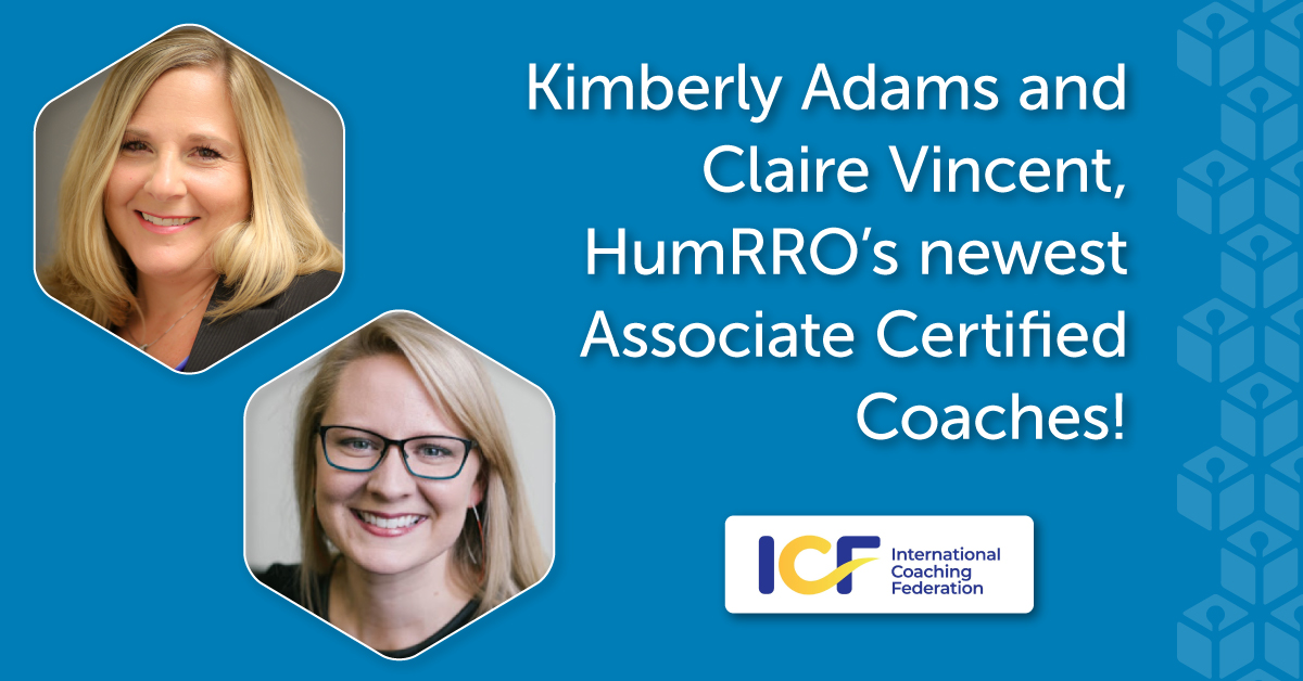 HumRRO Managers Earn International Coaching Federation Credential