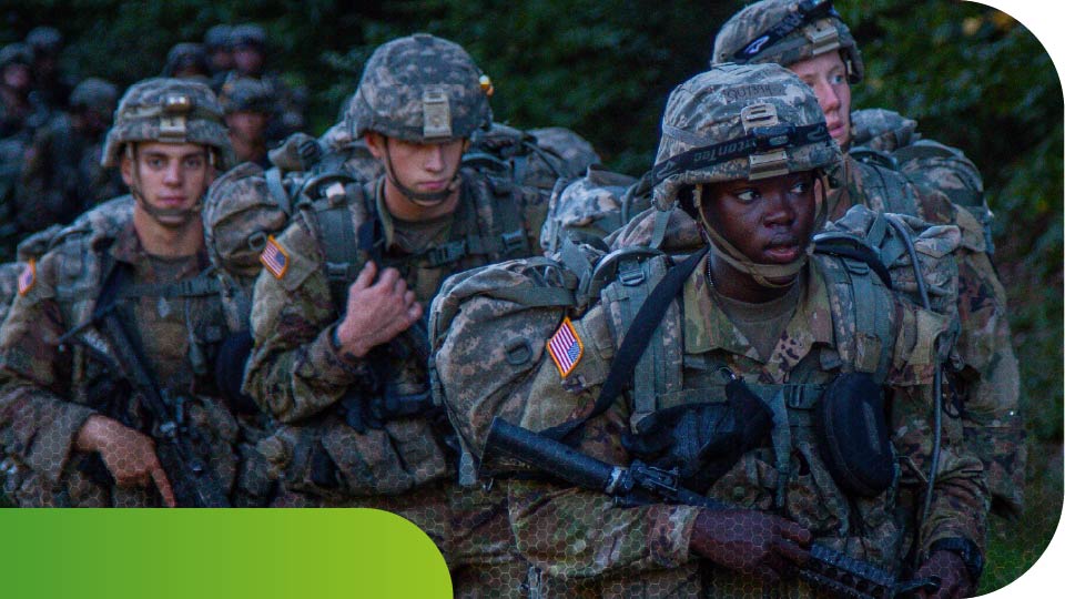 Group of army soldiers Group of army soldiers