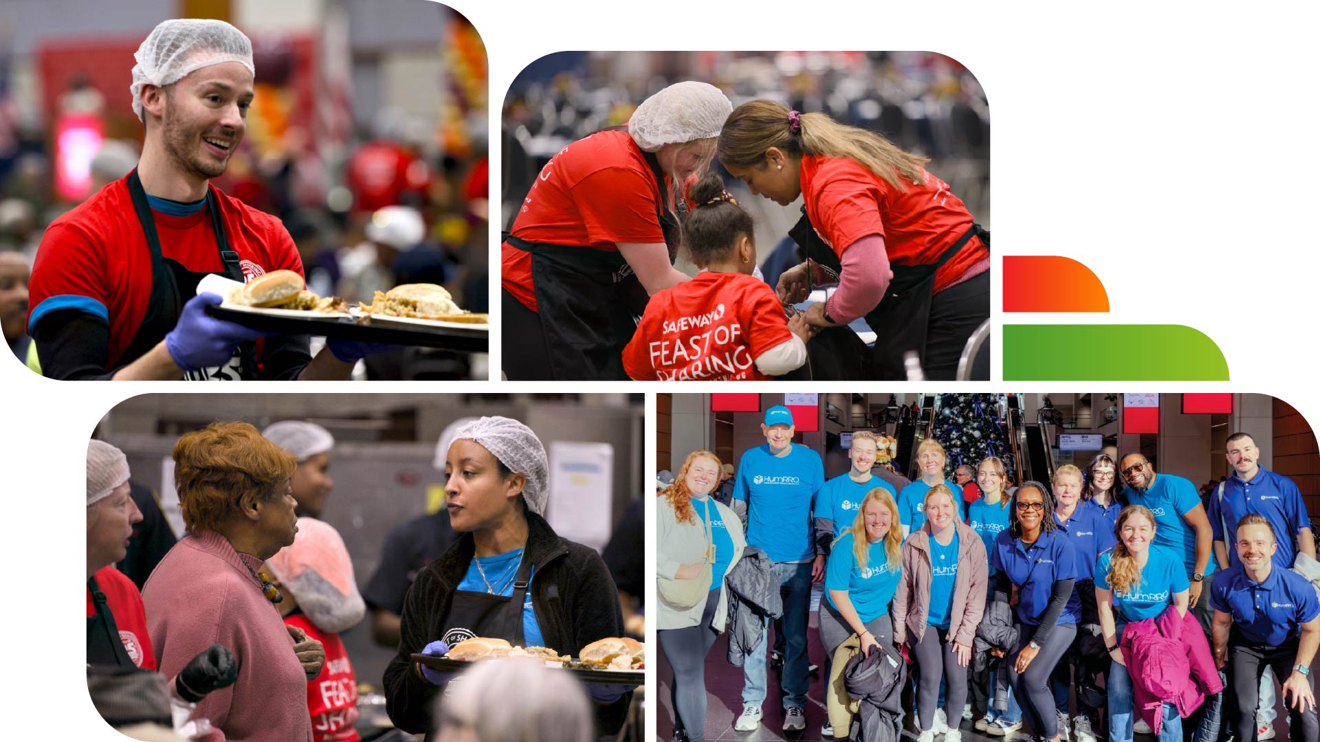 HumRRO volunteers at the Thanksgiving charity event in 2024 HumRRO volunteers at the Thanksgiving charity event in 2024